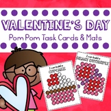 Valentine's Day Pom-Pom Task Cards and Mats