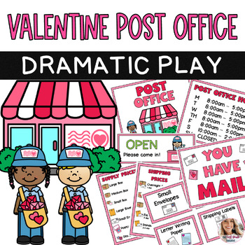 Preview of Valentine's Day Post Office Dramatic Play Center