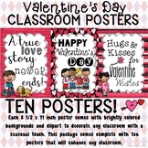 Valentine's Day Poster Set for the Classroom