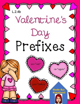 Preview of Valentine's Day Prefix Activities