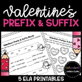 Valentine's Day Prefix and Suffix Printables 