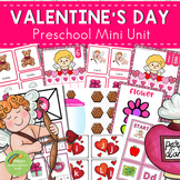 Valentine's Day Preschool Math and Literacy Centers
