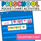 Valentine's Day Pocket Chart Activities for Preschool and 