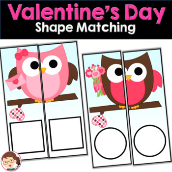 Preview of Valentine's Day Preschool and PreK Math Activity