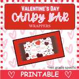 Valentine's Day Printable Candy Bar Wrappers