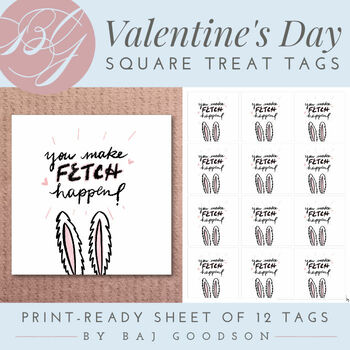 Preview of Valentine's Day Printable | Easy Candy Tags | Print Ready Cards for Upper Grades