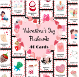 Valentine's Day Printable Flashcards for Language Learning