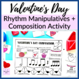 Valentine's Day Printable Rhythm Manipulatives + Compositi