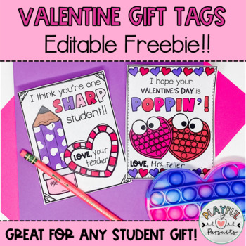 Preview of Valentine's Day Printable Tags