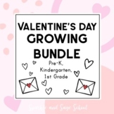 Valentine’s Day Printables Growing Bundle Pre-K and Kindergarten
