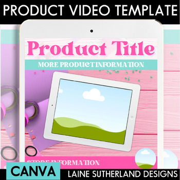 Preview of Valentine's Day Product Canva Template