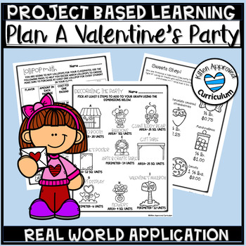 Preview of Valentines Day Project Based Learning PBL Valentines Party