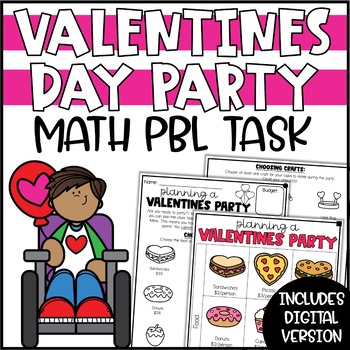Preview of Valentine's Day Project Based Learning Activity (PBL) Plan a Valentines Party