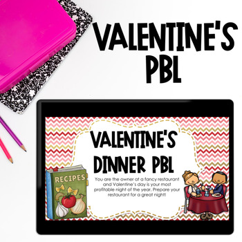 Preview of Valentine's Day Project Based Learning PBL - Distance Learning