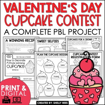 Preview of Valentine's Day Project Based Learning | PBL | Valentines Day Math Activities