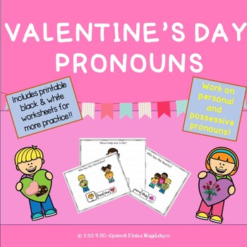 Preview of Valentine's Day Pronouns