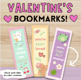 Valentine's Day Pun Bookmarks