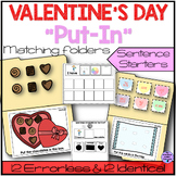 Valentine's Day "Put-in" Theme File Folders Errorless Iden