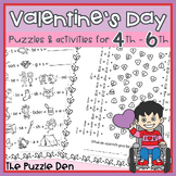 Valentine's Day Puzzle Pack - 15 Pages of Puzzles for Uppe