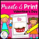 Valentine's Day Activities | Puzzles & Printing Practice |