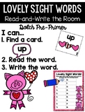 Valentine's Day Read and Write the Room {Kindergarten}