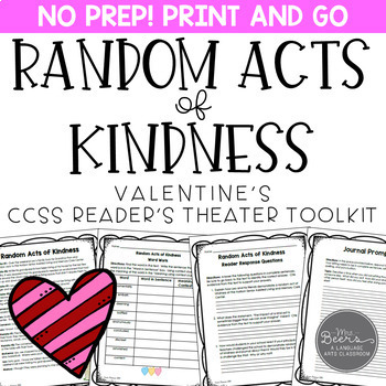 Preview of Valentine's Day Reader's Theater for Middle Grades