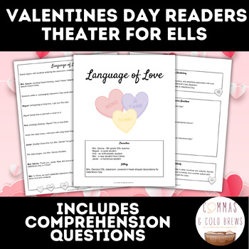 Preview of Valentine's Day Readers Theater | Oral Reading Fluency | Middle Grades ESL