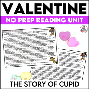 Preview of Valentine's Day Reading Activities - February Reading Comprehension