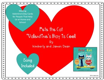 Preview of Valentine's Day Reading Activity - Pete the Cat, Valentine's Day is Cool