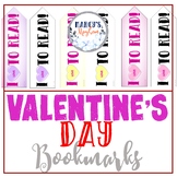 Valentine's Day Reading Bookmarks