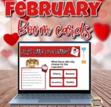 Valentine's Day Reading Comprehension Boom Cards / Digital