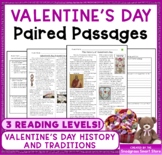 Valentine's Day: Reading Comprehension Paired Passages and
