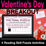 Valentine's Day Reading Comprehension Passages Activities 