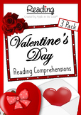 Valentine's Day Reading Comprehensions - 3 Pack - Non-Fiction