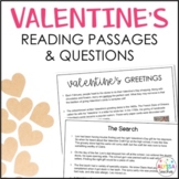 Valentine's Day Reading Passages (SOL 4.4, 4.5, 4.6)