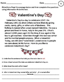Valentine's Day Reading/Phonics Activity Pack