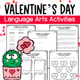 Valentine's Day Reading Comprehension, Vocabulary and Writ