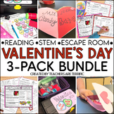 Valentine's Day Reading & Escape Room Bundle with Candy Bo