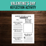 Valentine's Day Reflection Writing Activity | Printable Ho