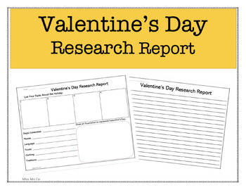 Preview of Valentine's Day Research Report