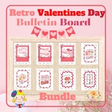 Valentine's Day Retro Bulletin Board Bundle and Door Decor