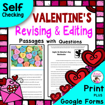 Preview of Valentine's Day Revising and Editing
