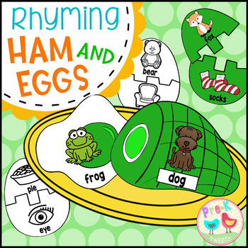 Preview of Green Eggs and Ham Rhyming