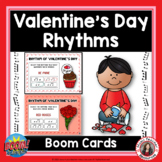 Valentine's Day Music Rhythm Activities - BOOM Cards™ Digi