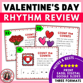 Valentine's Day Music Rhythm Activities - Rhythm Worksheet
