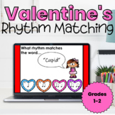 Valentine's Day Rhythm Match Activity - Ear Training for E