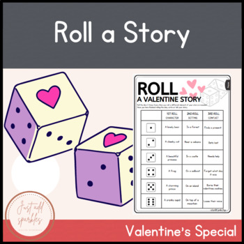 Preview of FREE: Valentine's Day Roll A Story