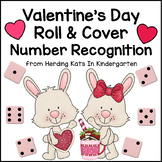 Valentines Day Roll & Cover Number Recognition Games