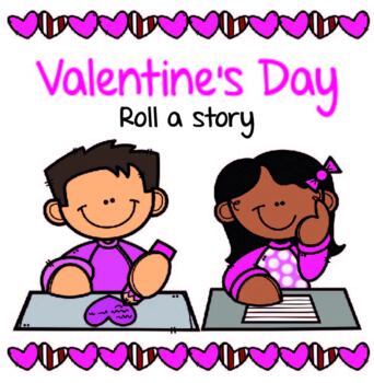 Valentine's Day Roll-a-Story by KidCademy | TPT