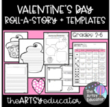 Valentine's Day Roll-a-Story Writing Activity -- [2nd, 3rd